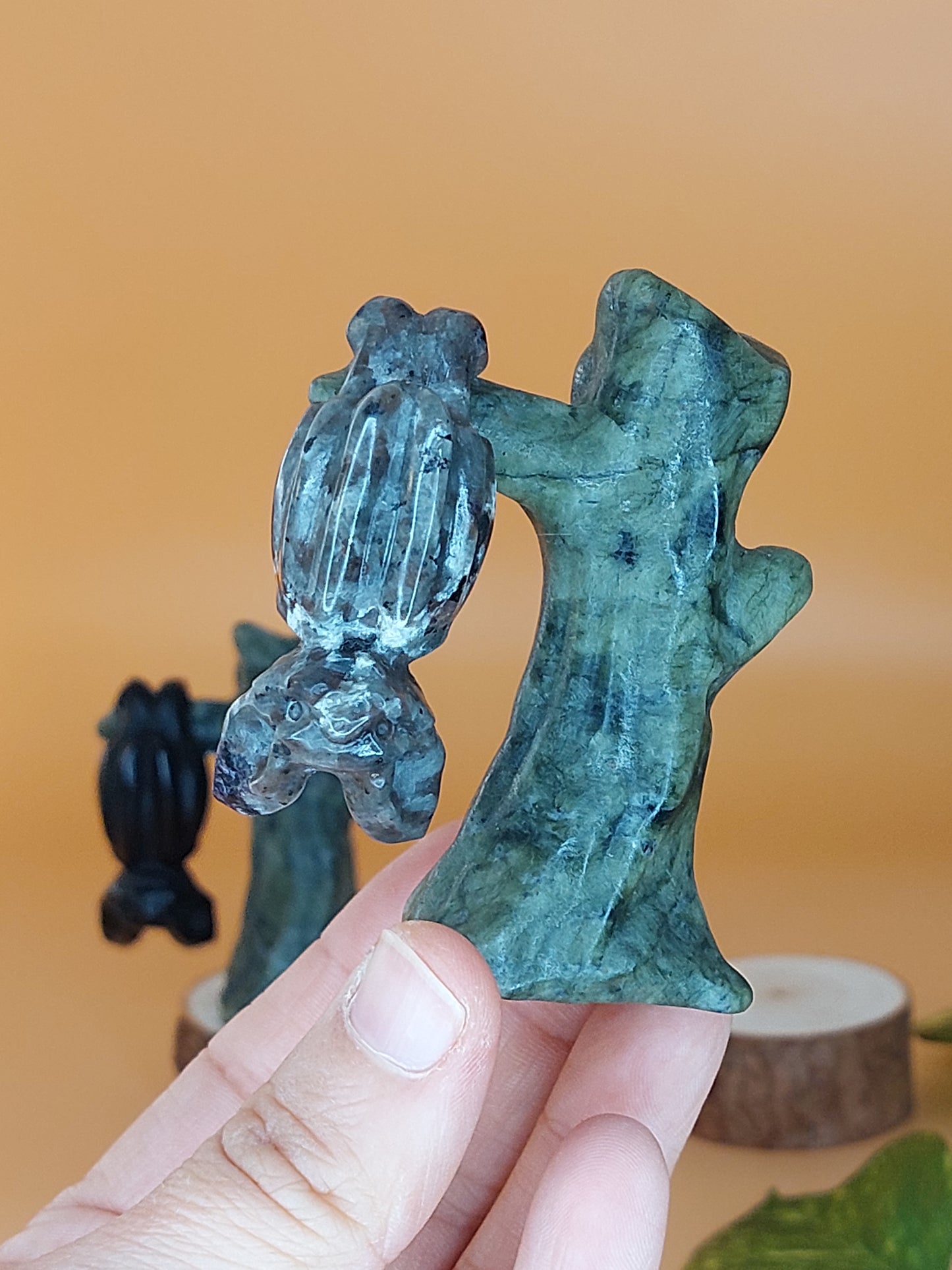 Obsidian Yooperlit Jade Fledermaus