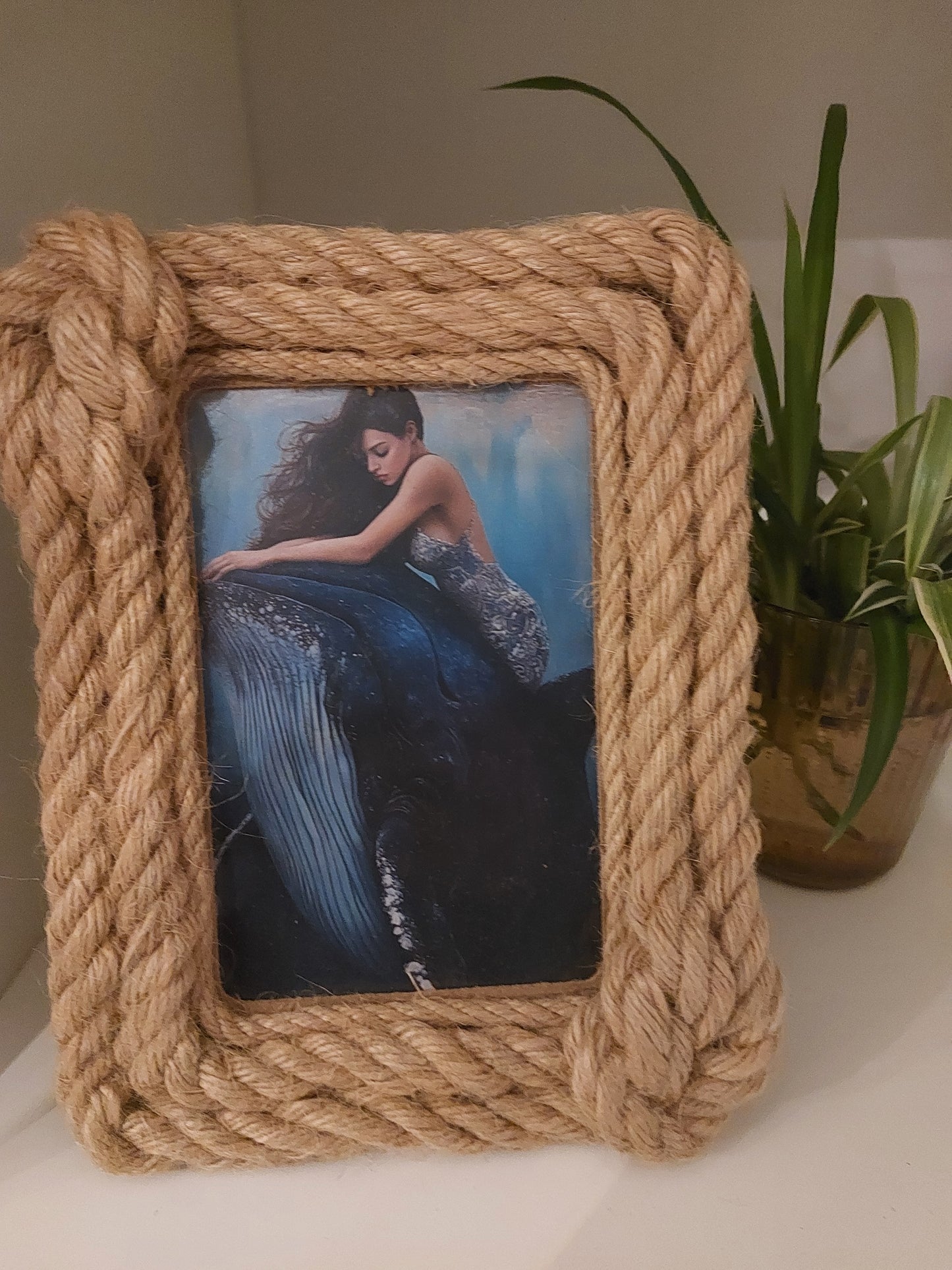 Lady ocean Postkarte