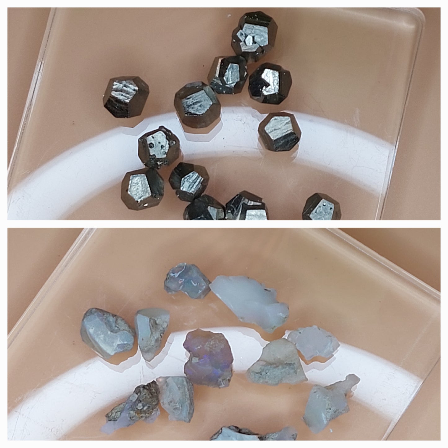 Pyrit, Opal Rohstück mini