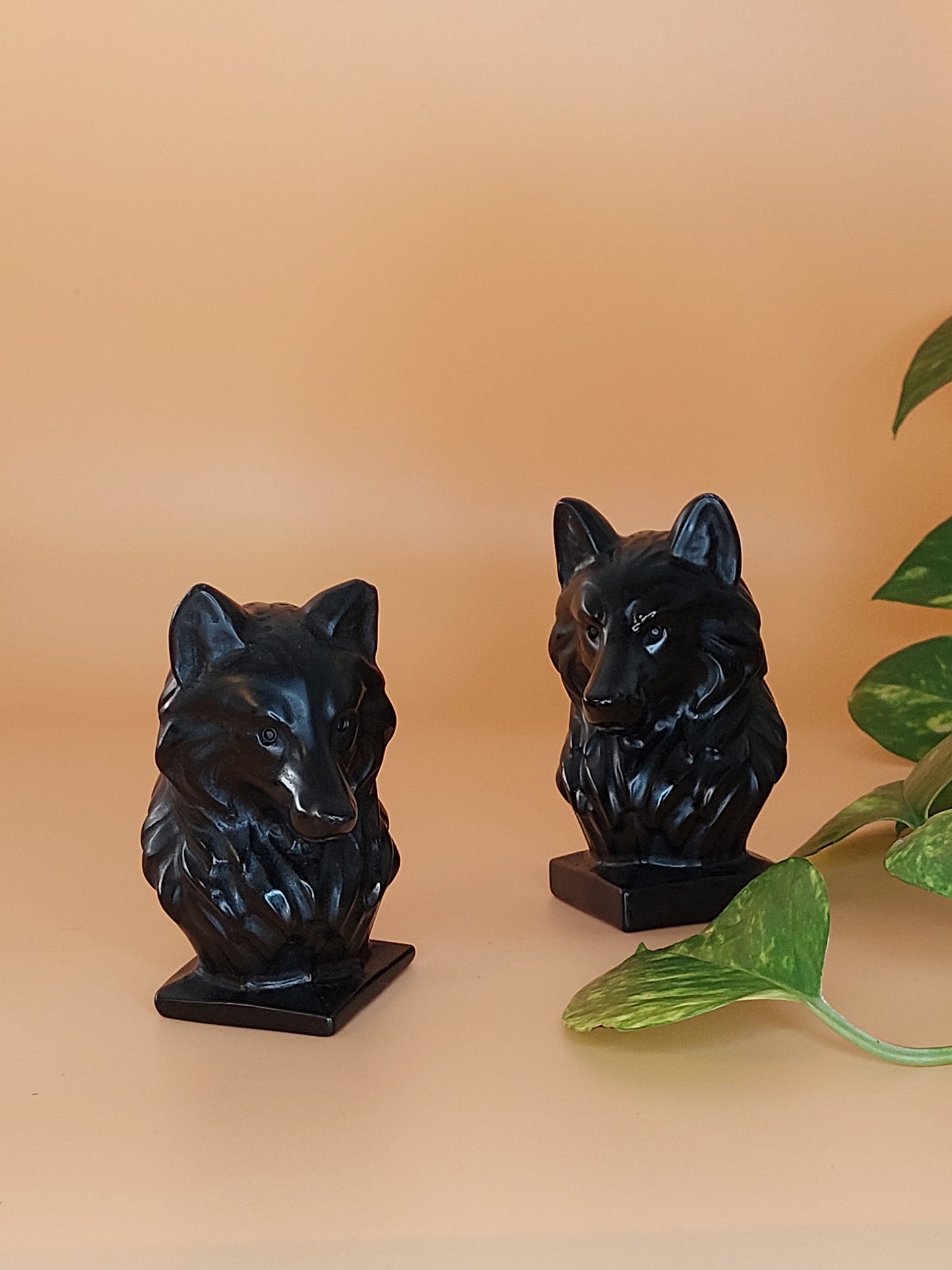 Obsidian Wolf Kopf