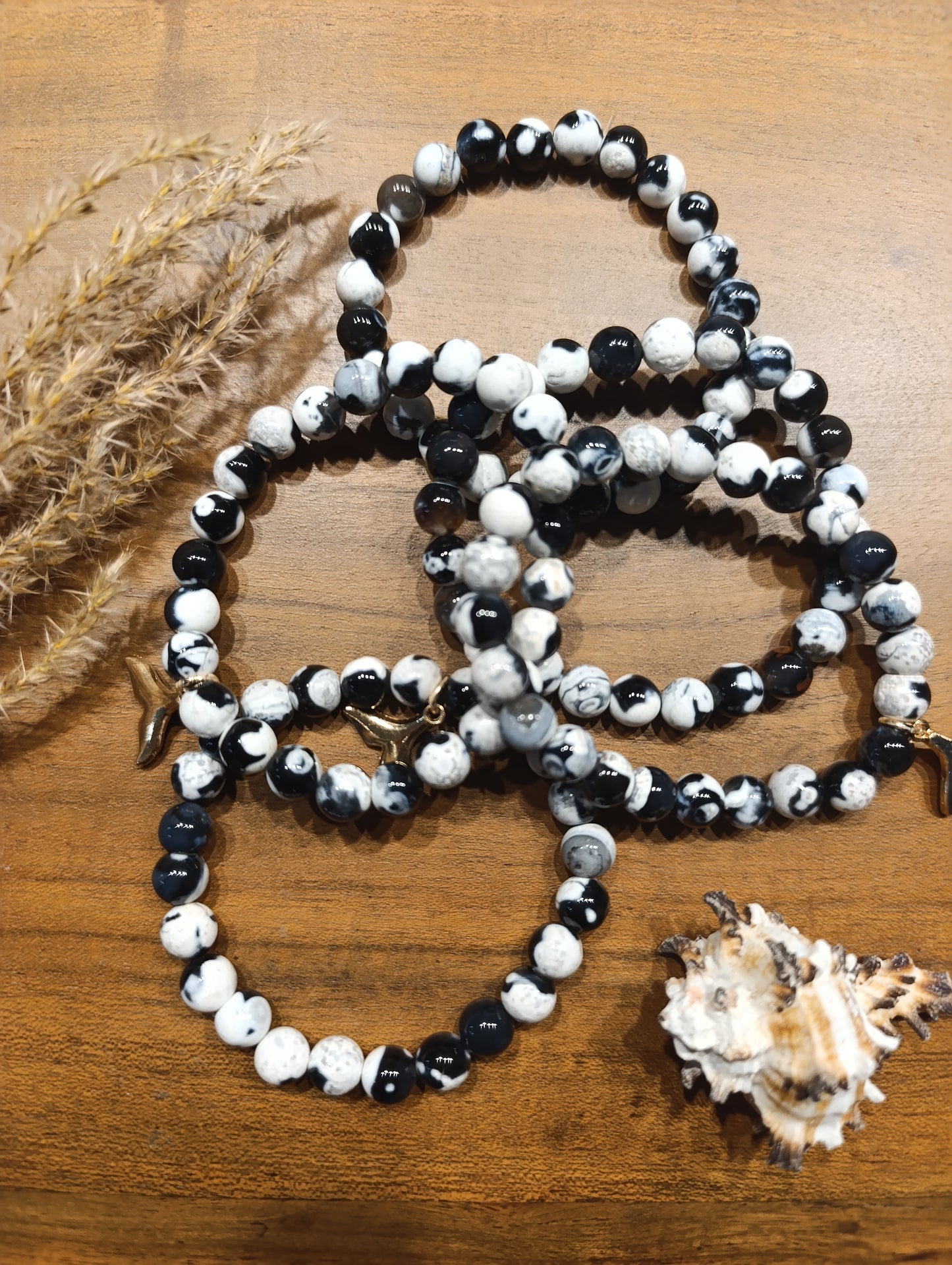 Orca Achat Armband