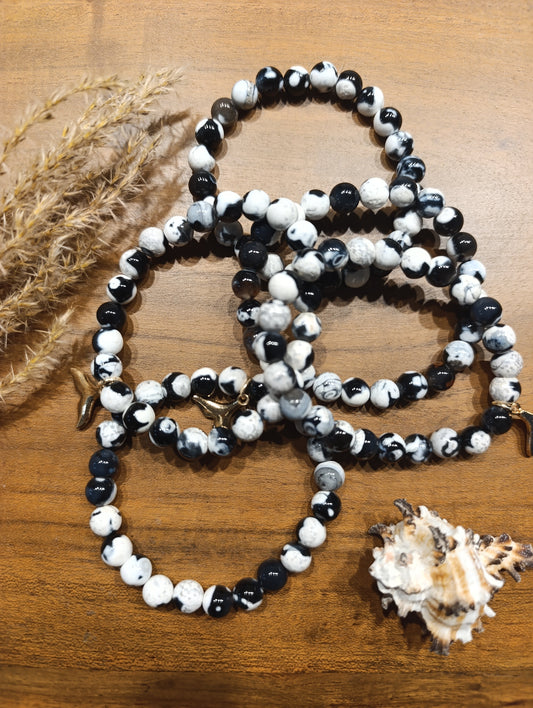 Orca Achat Armband