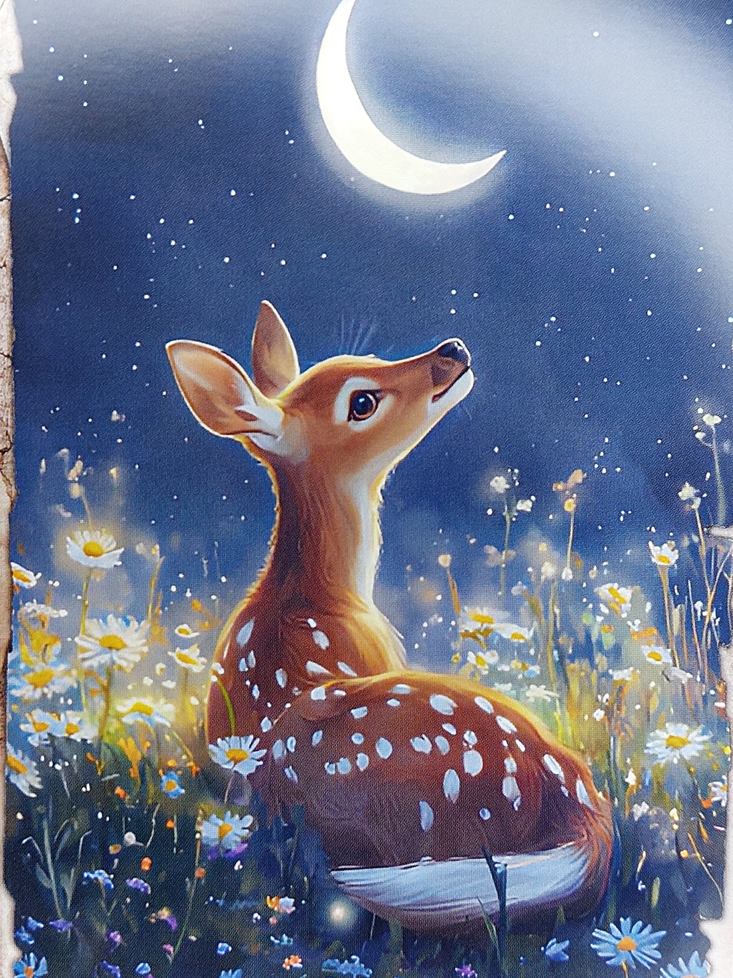 Zauber Wald Tiere Postkarte