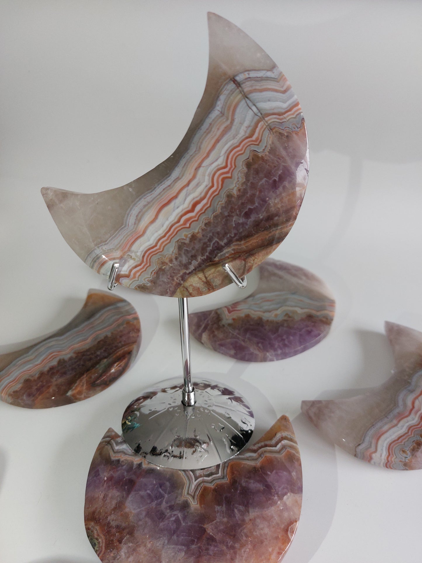 Amethyst Achat Mond