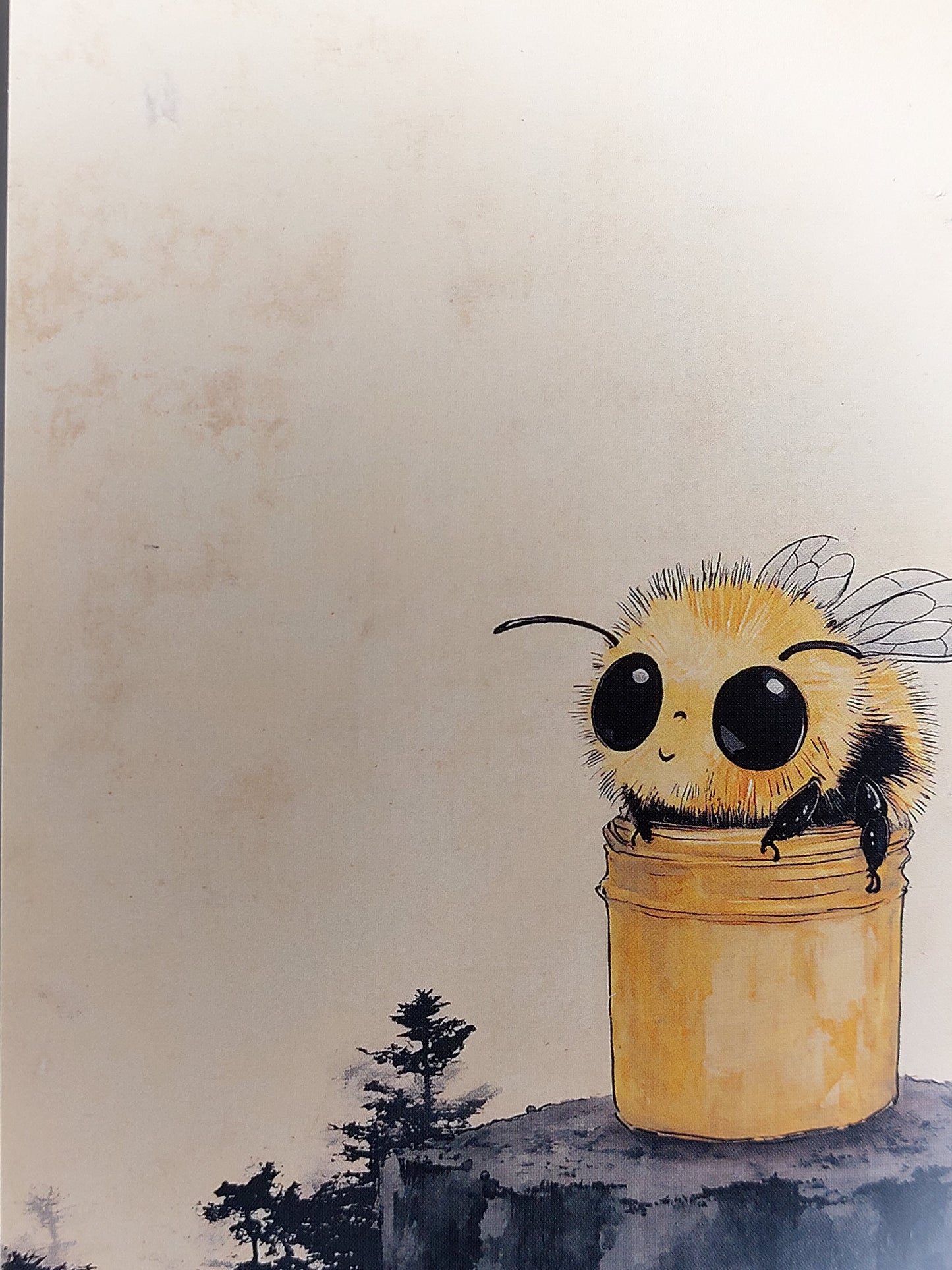 Garten Bewohner Postkarte