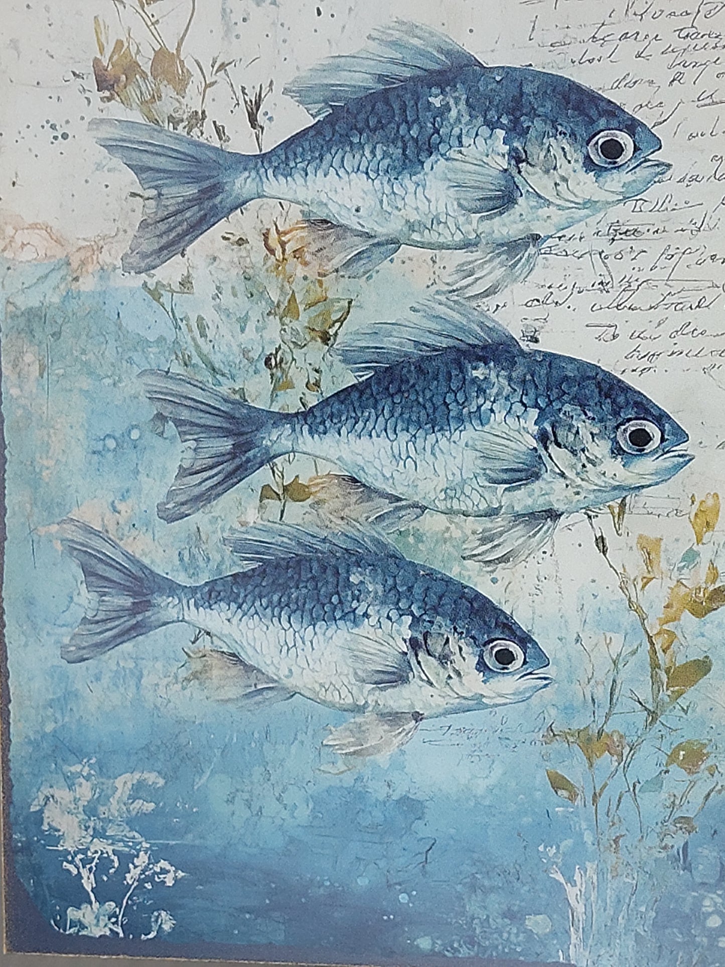 Vintage Ozean Postkarte