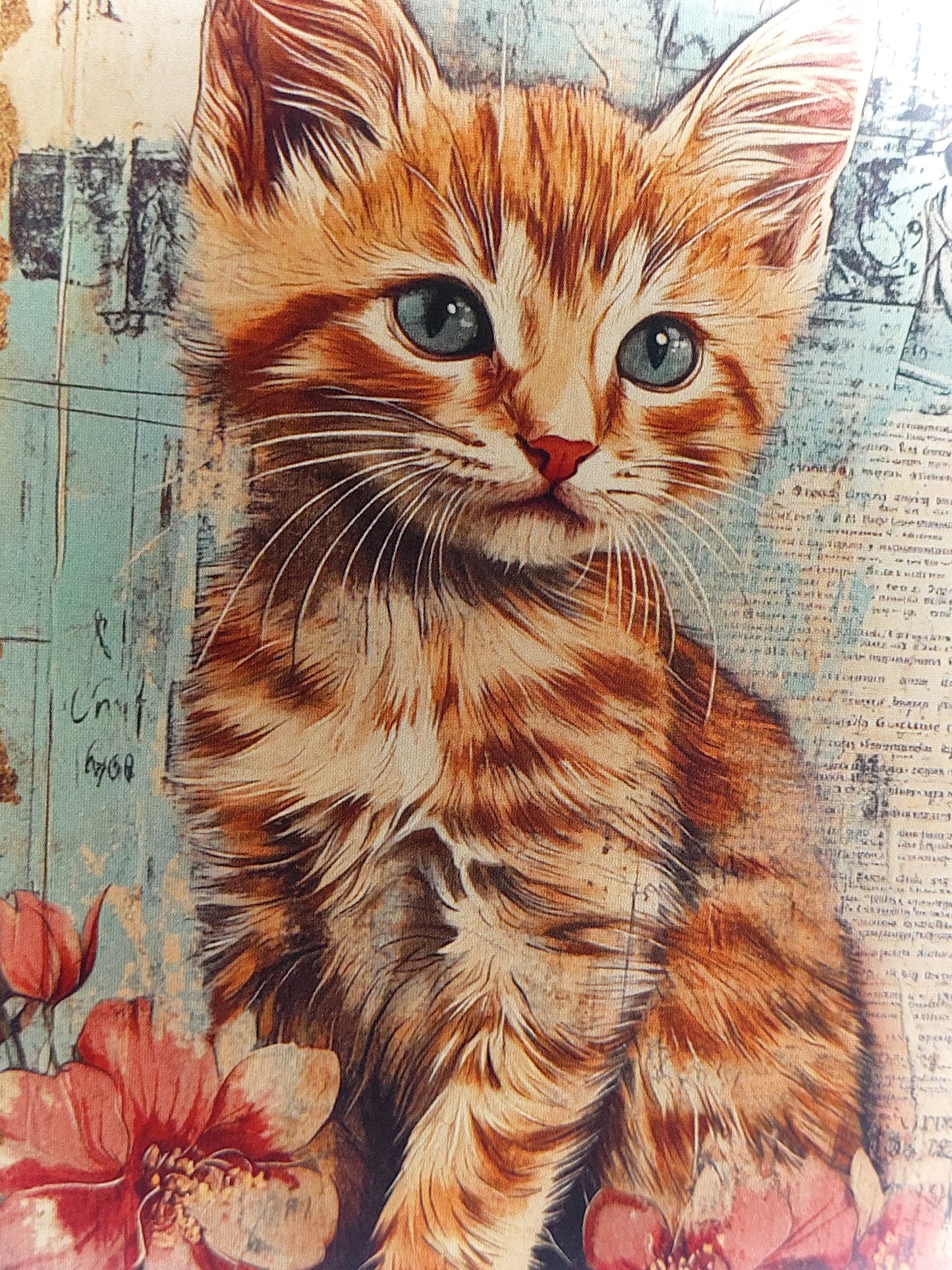 Katzen Postkarte