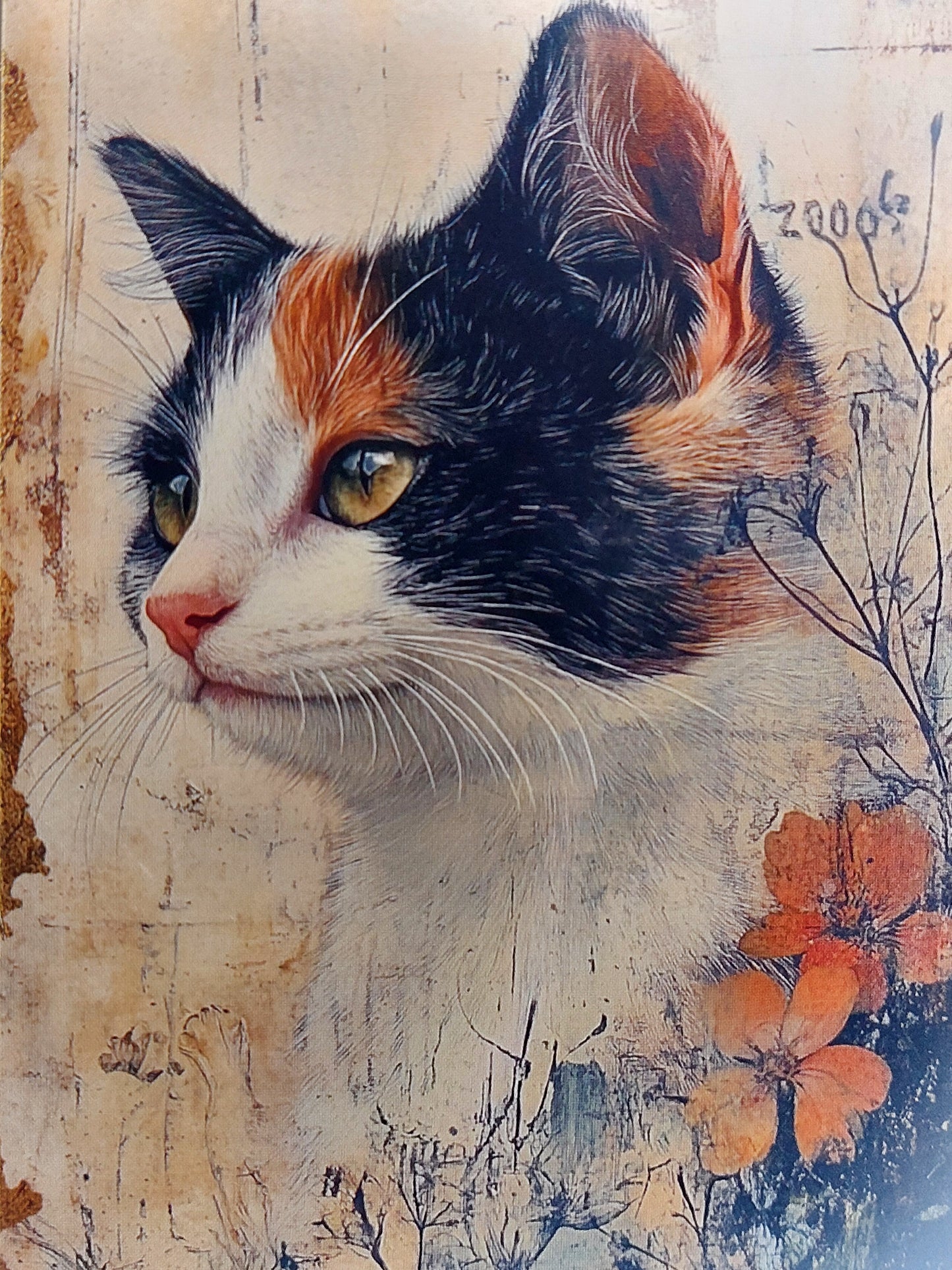 Katzen Postkarte