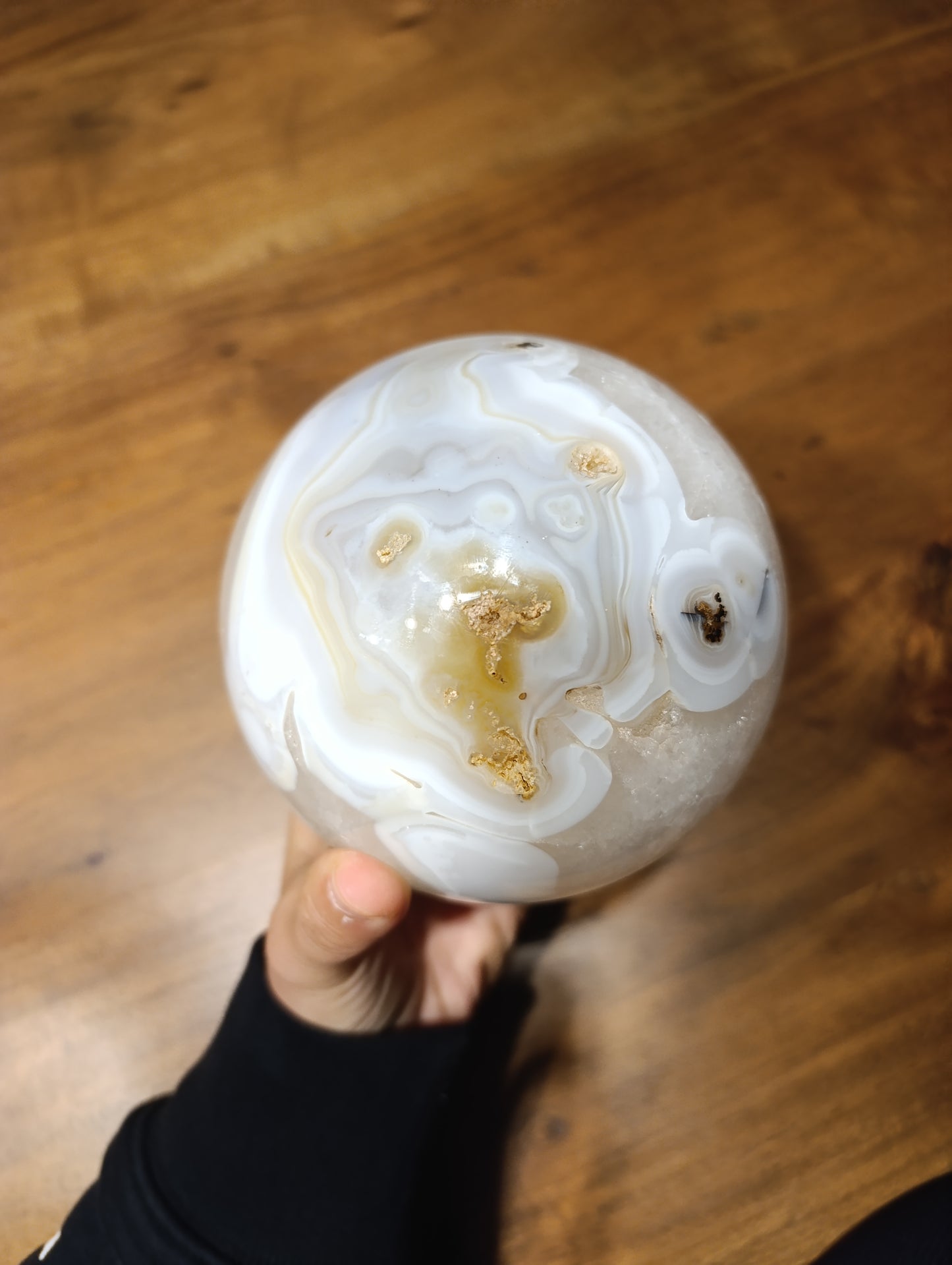 Druzy Achat Kugel XXL