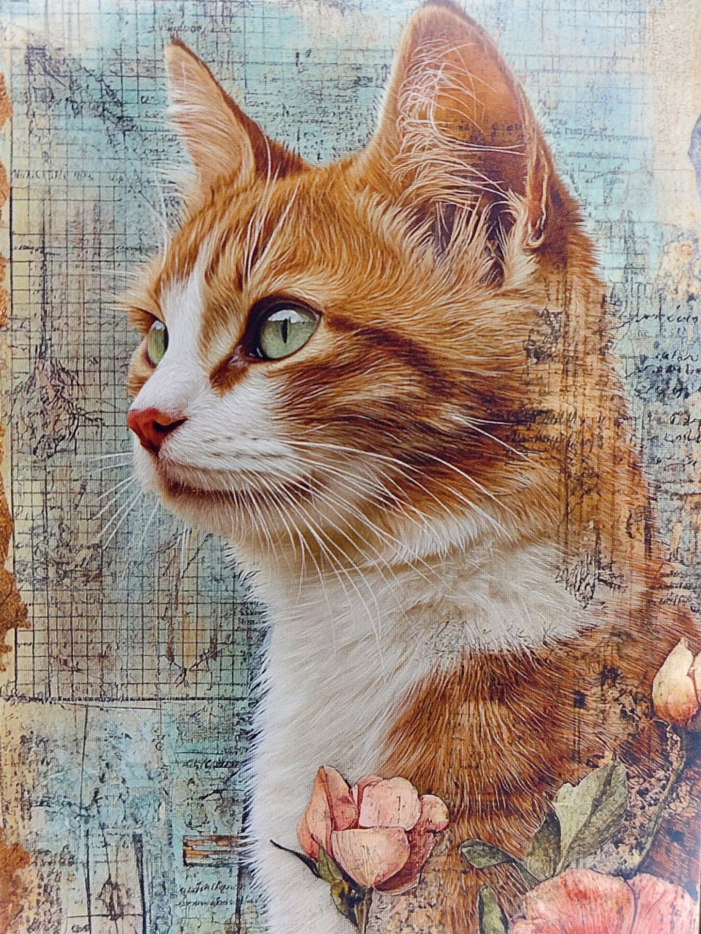 Katzen Postkarte