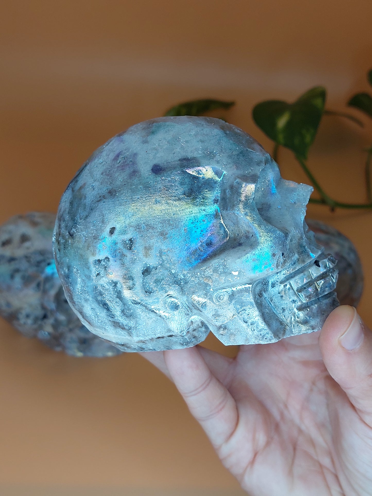 Calcedon Angel Aura Schädel