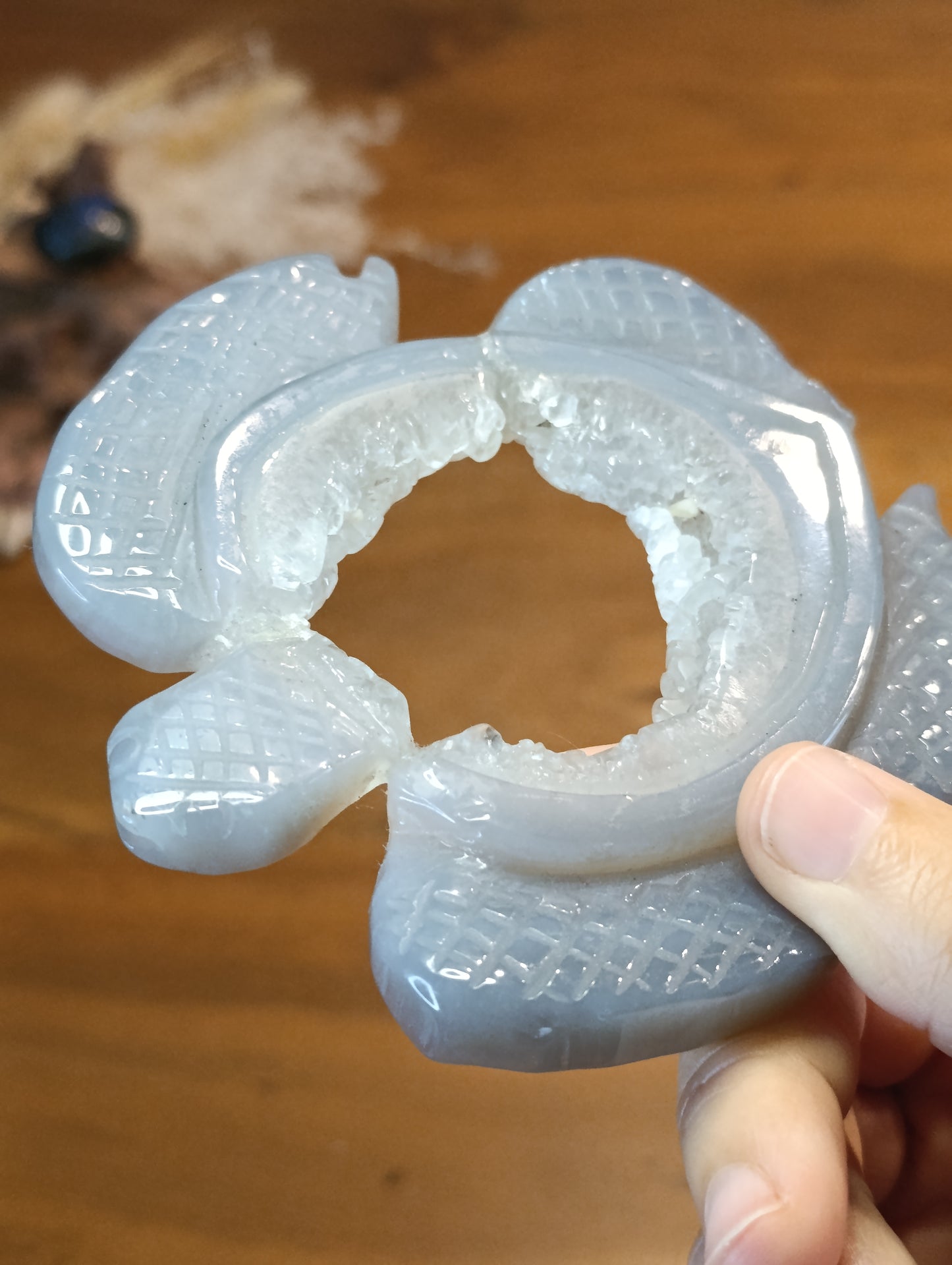 Druzy Achat Schildkröte XL S45