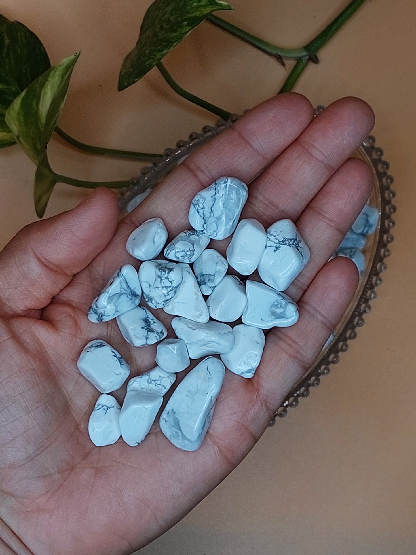 Magnesit, Chrysokoll, Rutil | Kristall Chips M