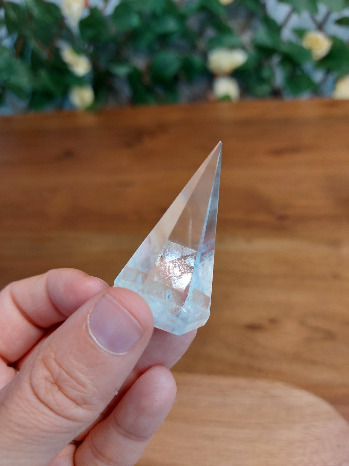Bergkristall HQ Diamant Freiform Mond