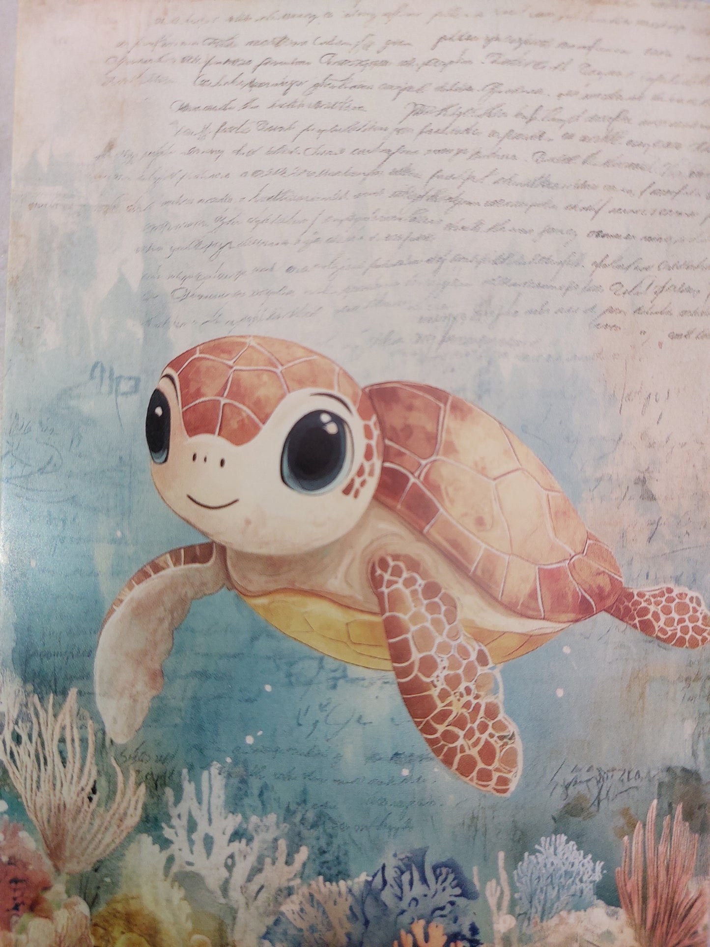 Schildkröten Postkarte
