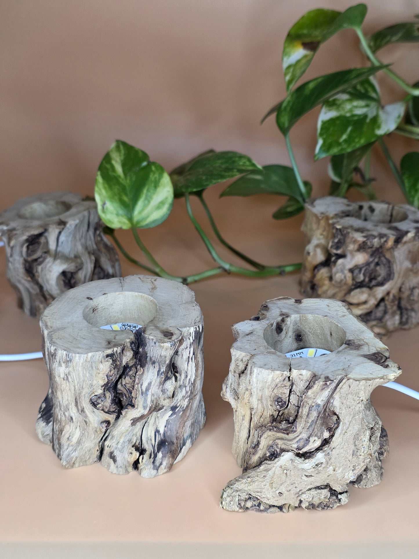 Lampen Baum Ständer Holz