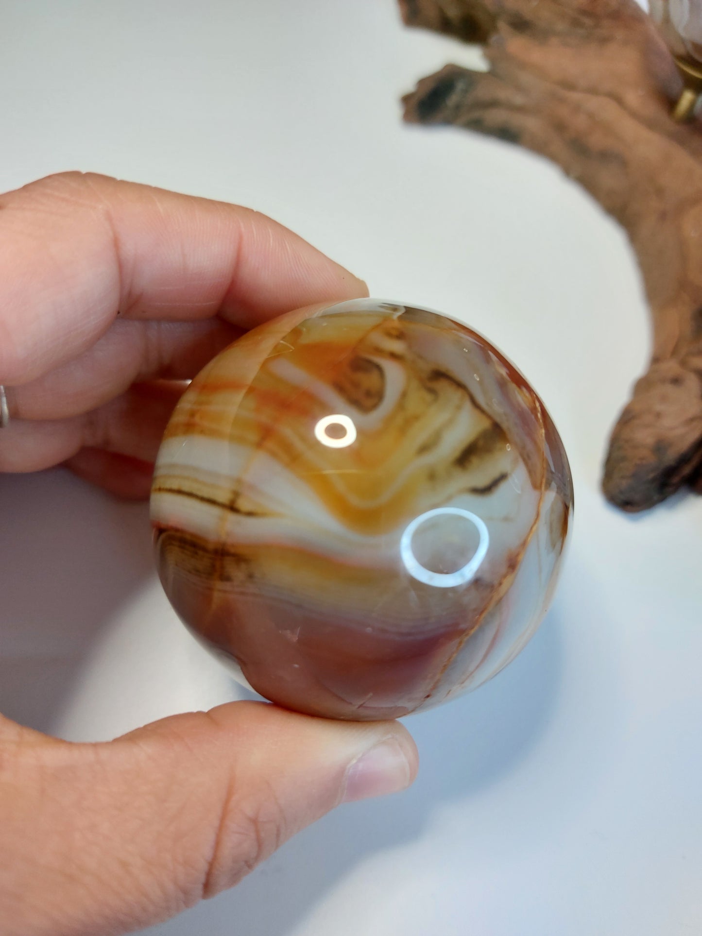 Sardonyx rot Kugel