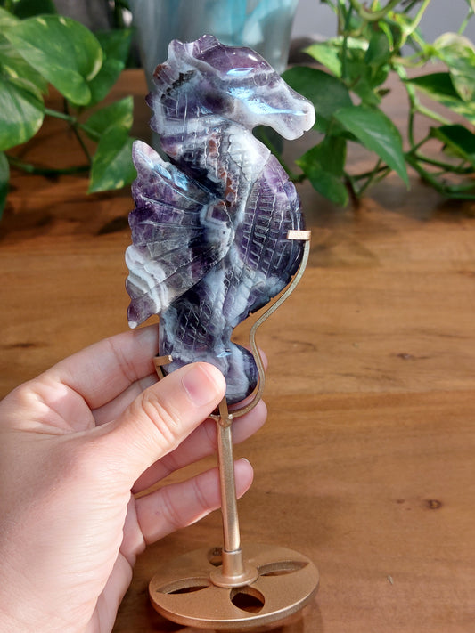 Amethyst Seepferdchen A75