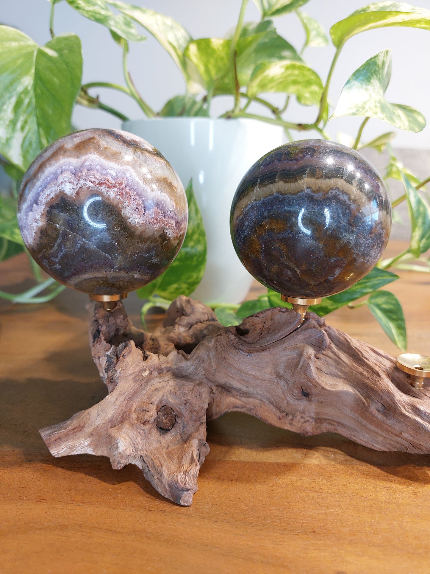 Kasachstan Flourit Kugel(super 7, Flourit, Gartenquarz)