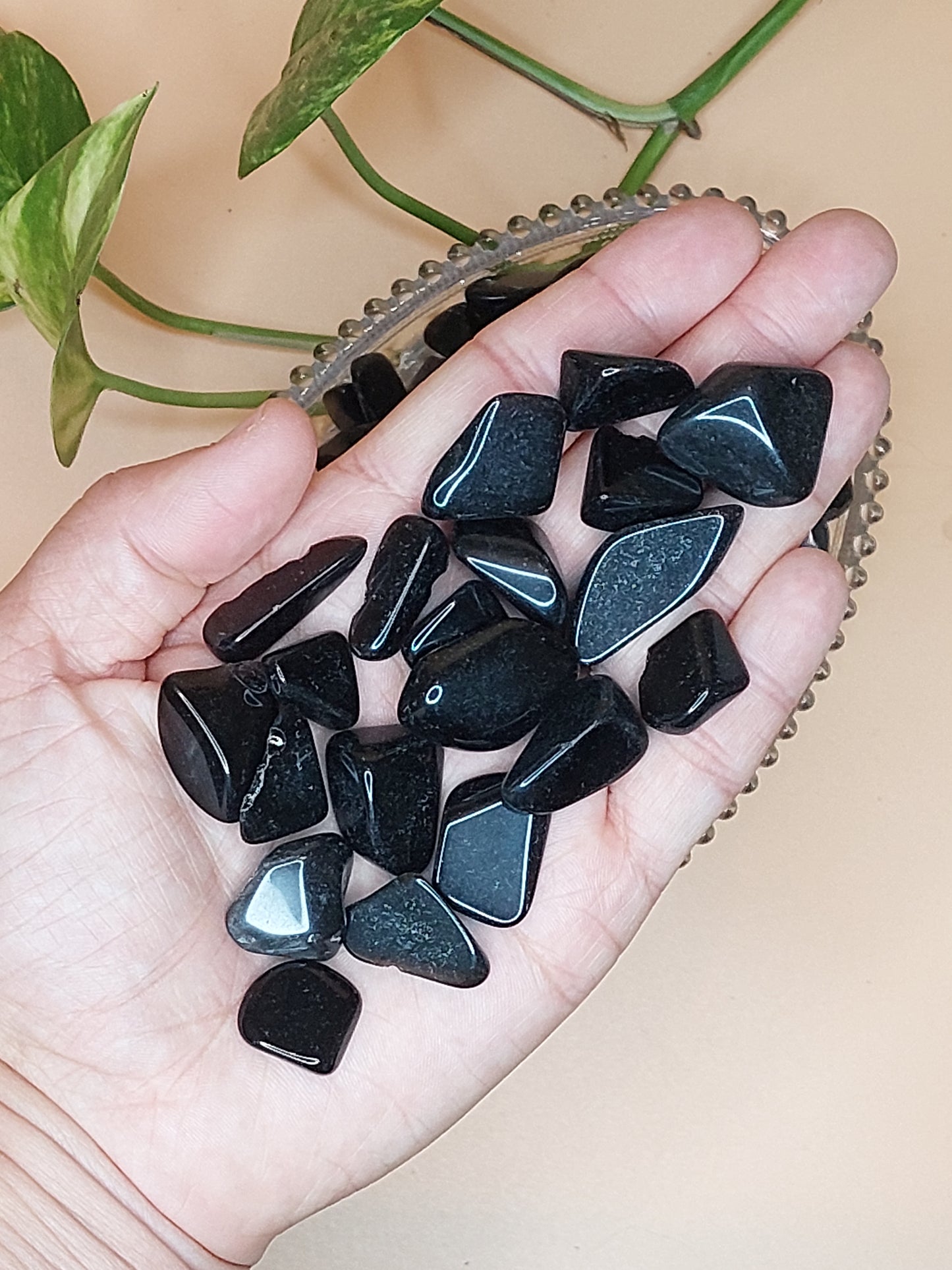 Obsidian, Mookait | Kristall Chips M