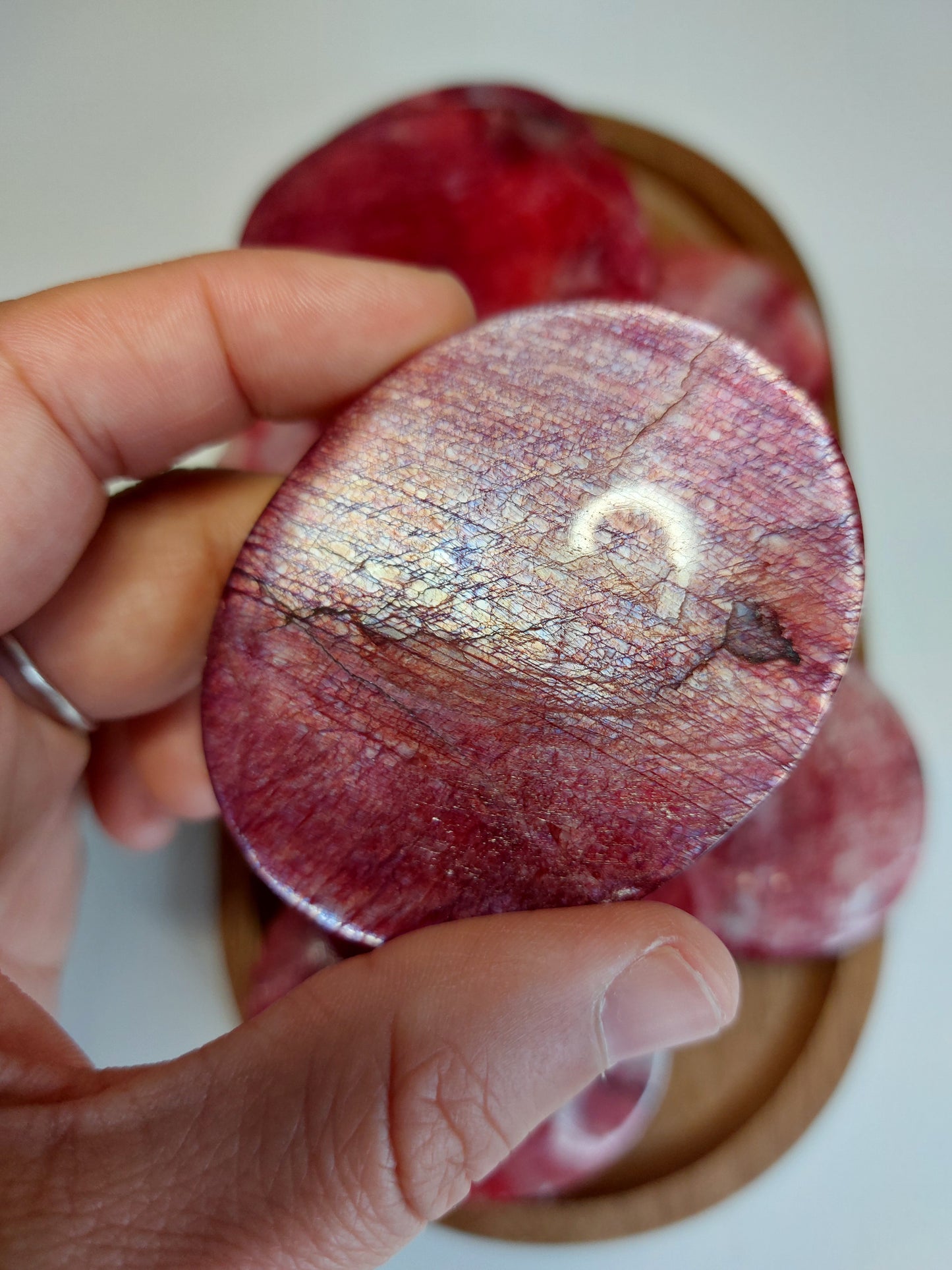 Mondstein rot palm