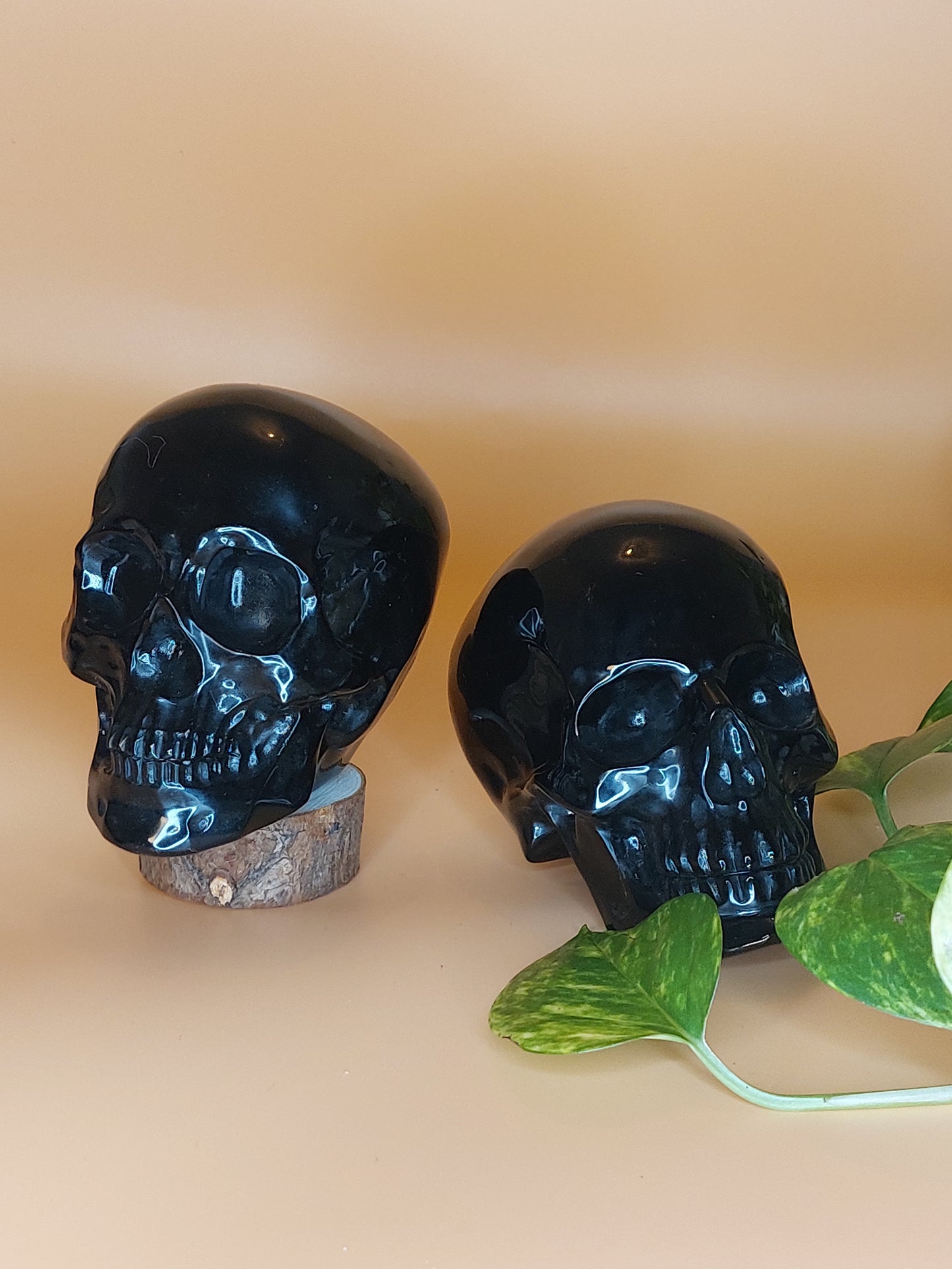 Obsidian Schädel XXL