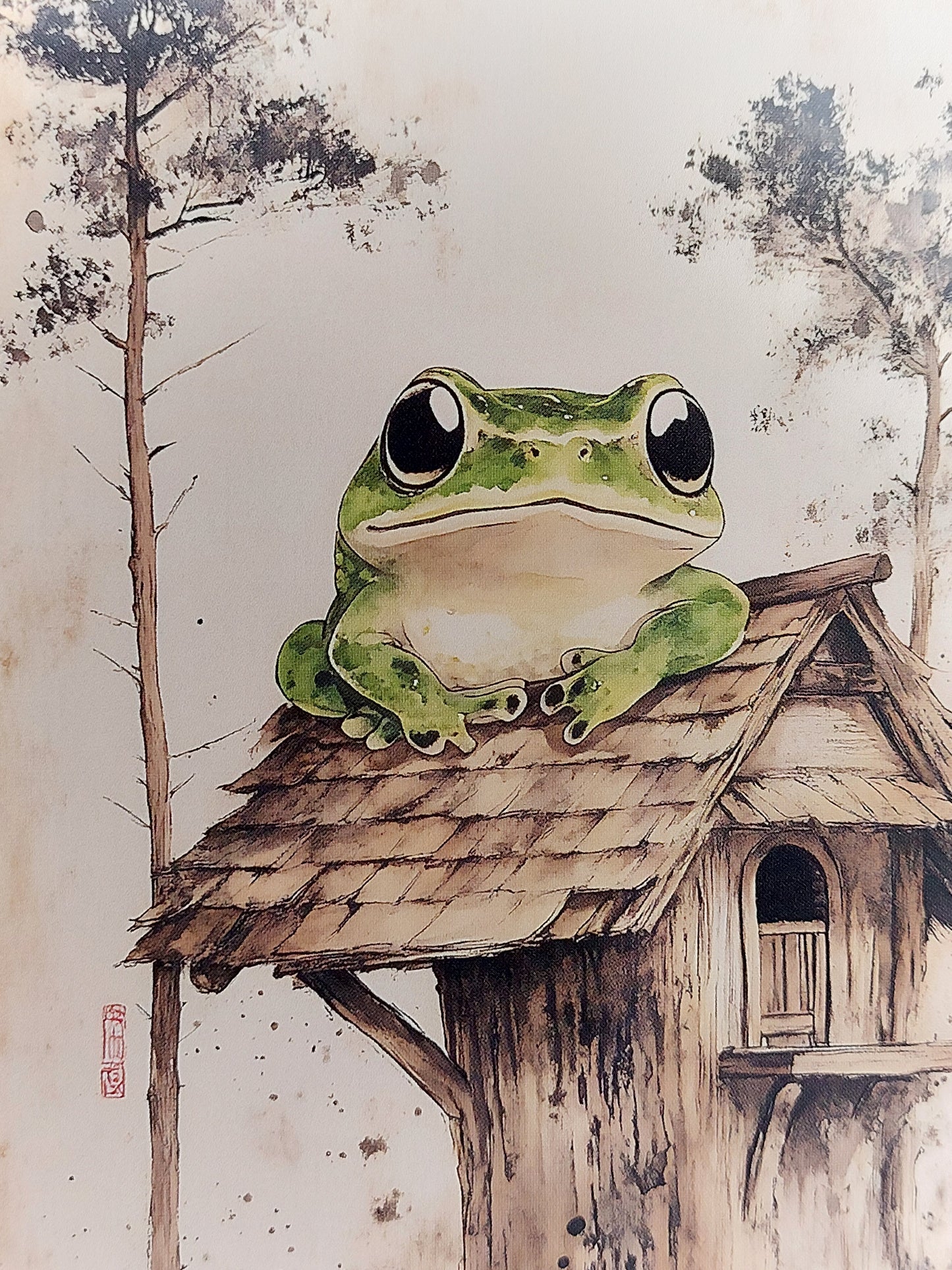 Garten Bewohner Postkarte