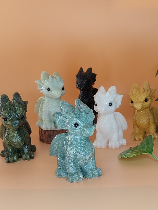 Drachen carving detailliert