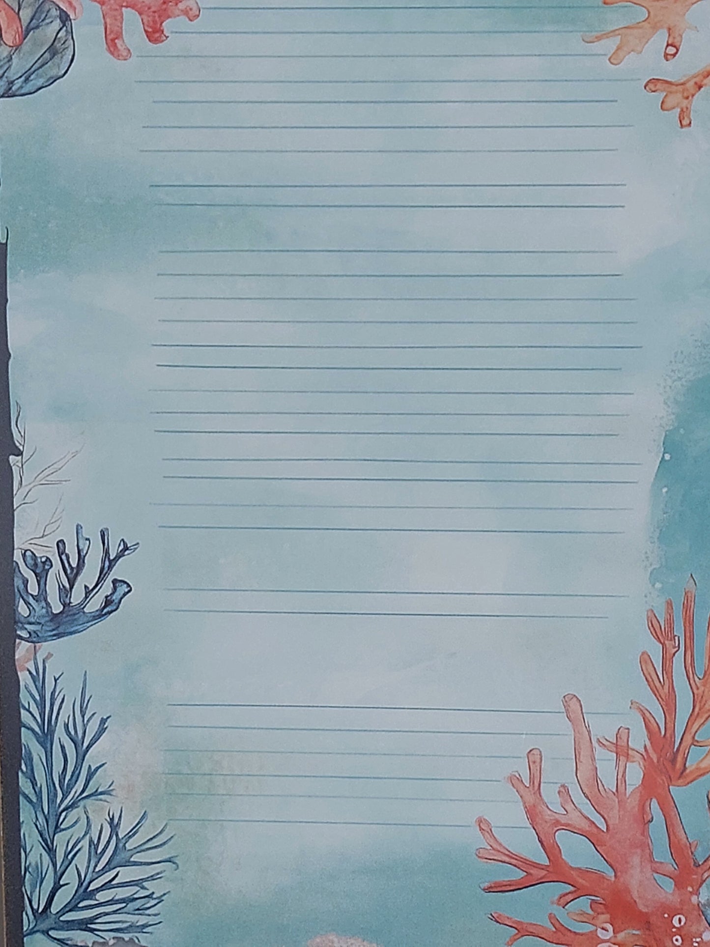 Vintage Ozean Postkarte
