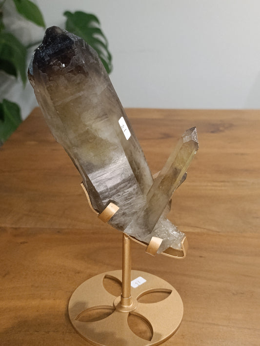 Rauchquarz Spitze auf Ständer R149