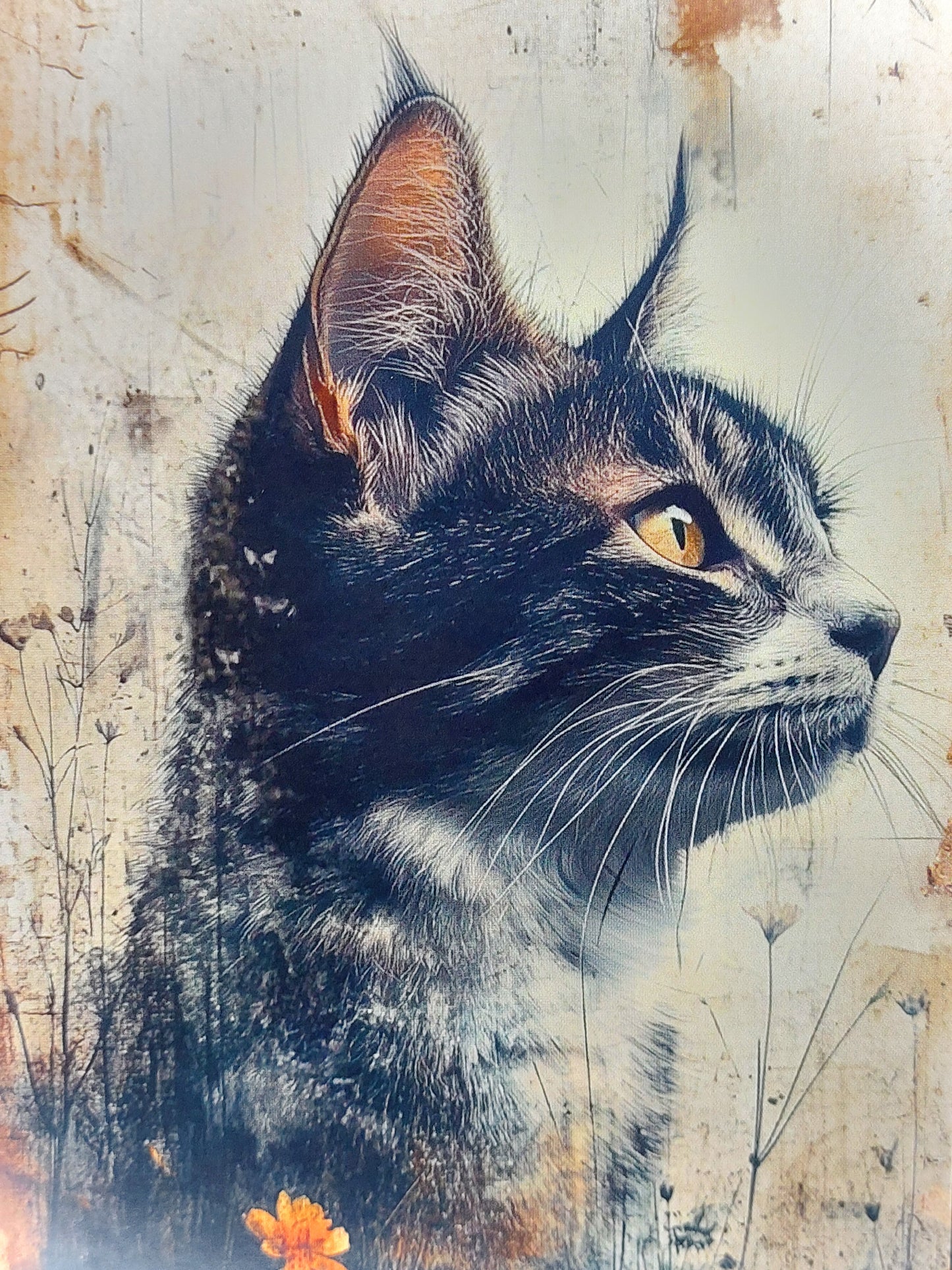 Katzen Postkarte