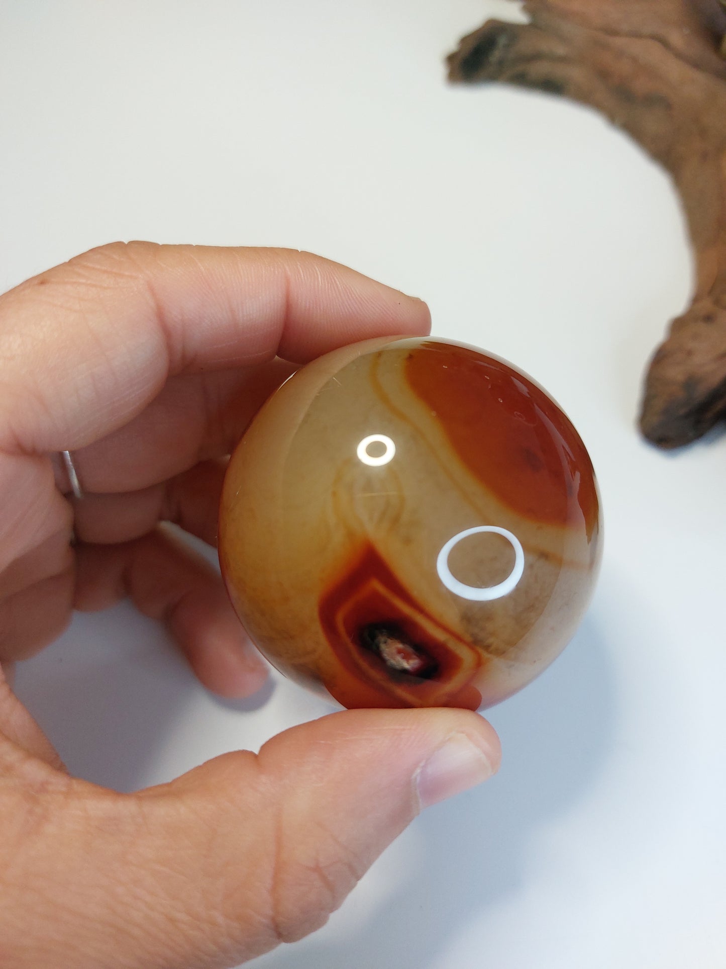 Sardonyx rot Kugel